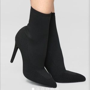Fashion Nova Sock Booties